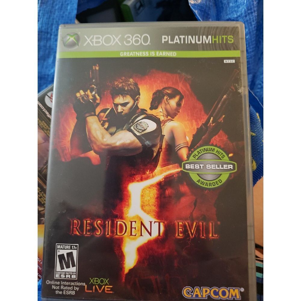 Resident Evil 5‎ (Microsoft Xbox 360, 2009) Complete and Tested